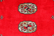 Red Bokhara 3'  1" x 4'  11" - No. QA58808