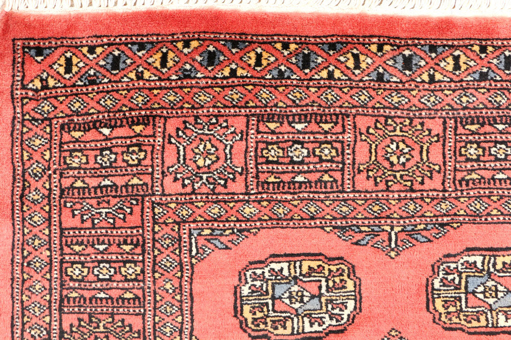 Indian Red Bokhara 3' 1 x 5' 3 - No. 44113 - ALRUG Rug Store