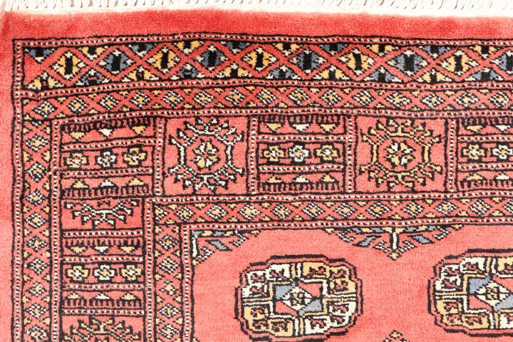 Indian Red Bokhara 3' 1 x 5' 3 - No. 44113 - ALRUG Rug Store