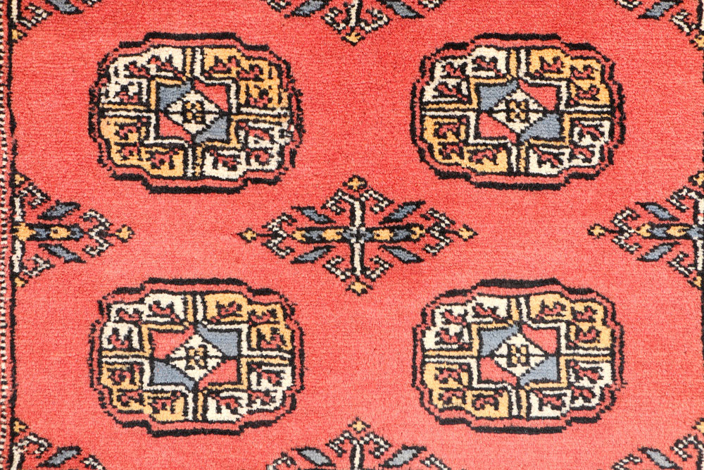Indian Red Bokhara 3' 1 x 5' 3 - No. 44113 - ALRUG Rug Store