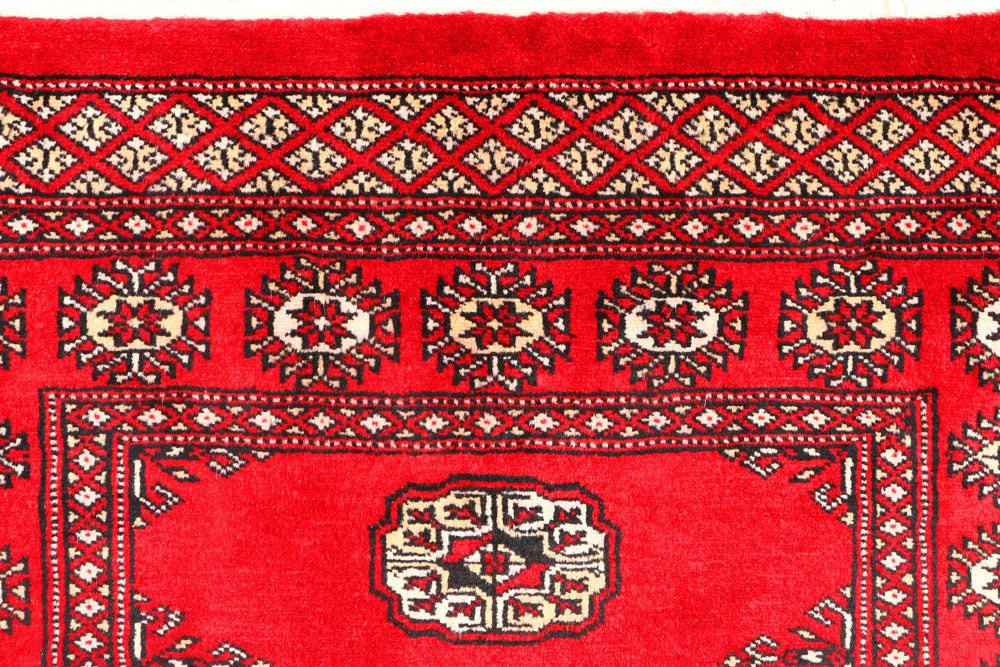 Red Bokhara 3' 1 x 4' 9 - No. 44114 - ALRUG Rug Store