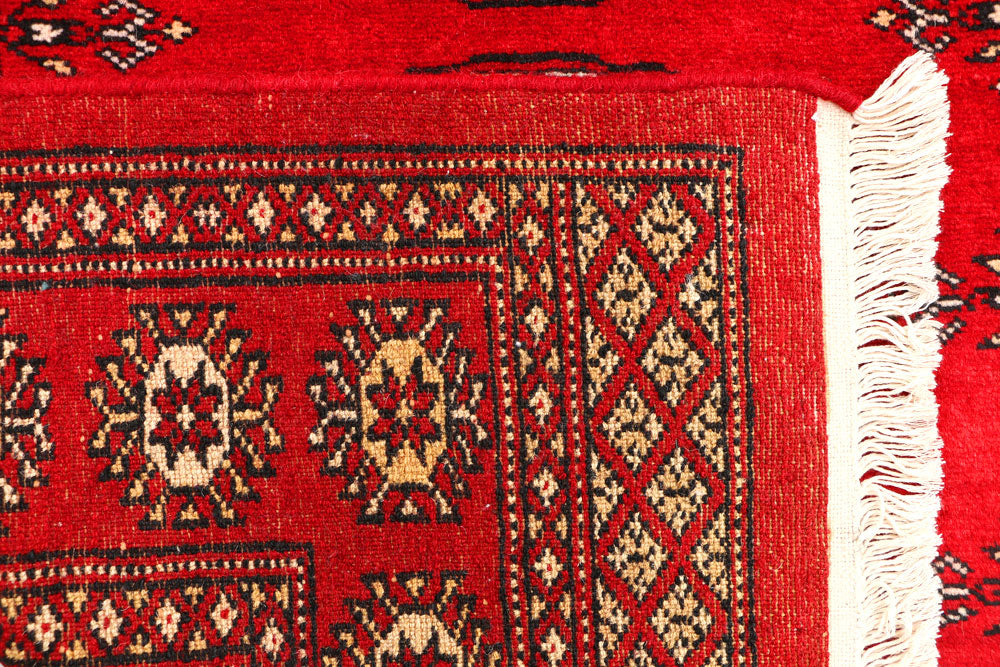 Red Bokhara 3' 1 x 4' 9 - No. 44114 - ALRUG Rug Store