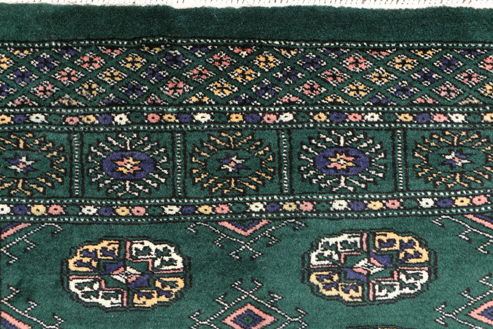 Darkgreen Bokhara 3' 1 x 4' 10 - No. 44117 - ALRUG Rug Store
