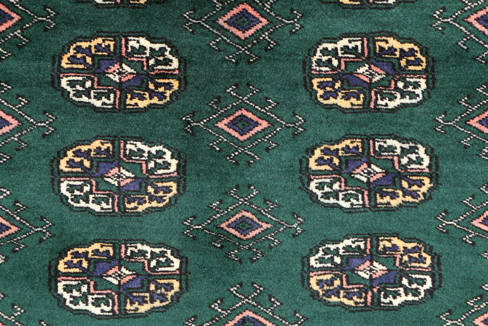 Darkgreen Bokhara 3' 1 x 4' 10 - No. 44117 - ALRUG Rug Store
