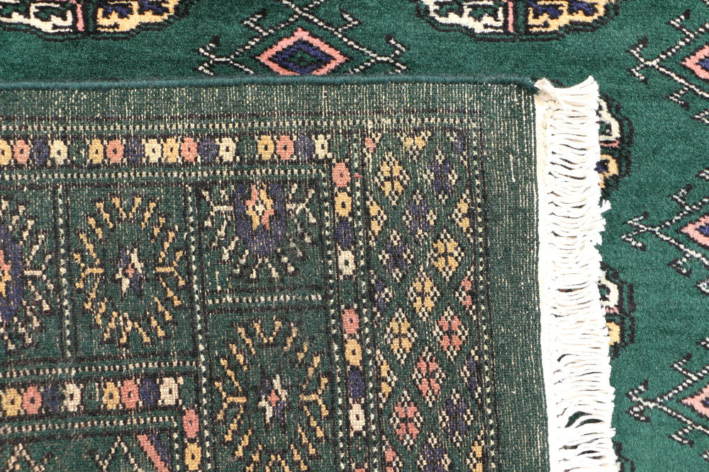 Darkgreen Bokhara 3' 1 x 4' 10 - No. 44117 - ALRUG Rug Store
