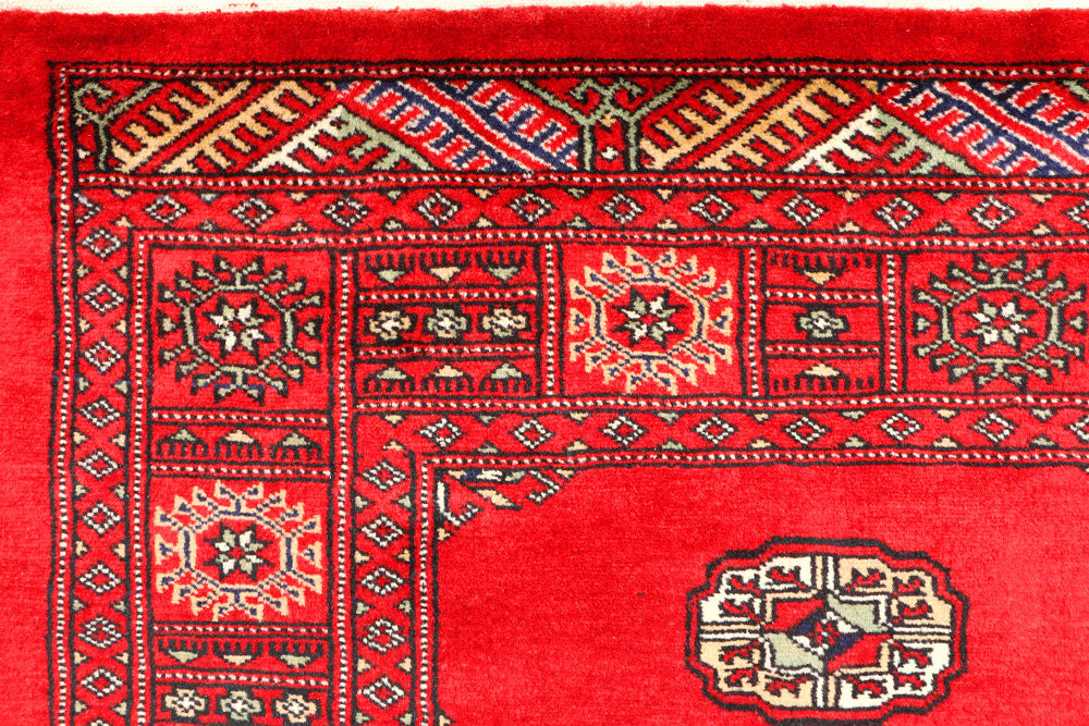 Red Bokhara 3' 2 x 5' 3 - No. 44118 - ALRUG Rug Store