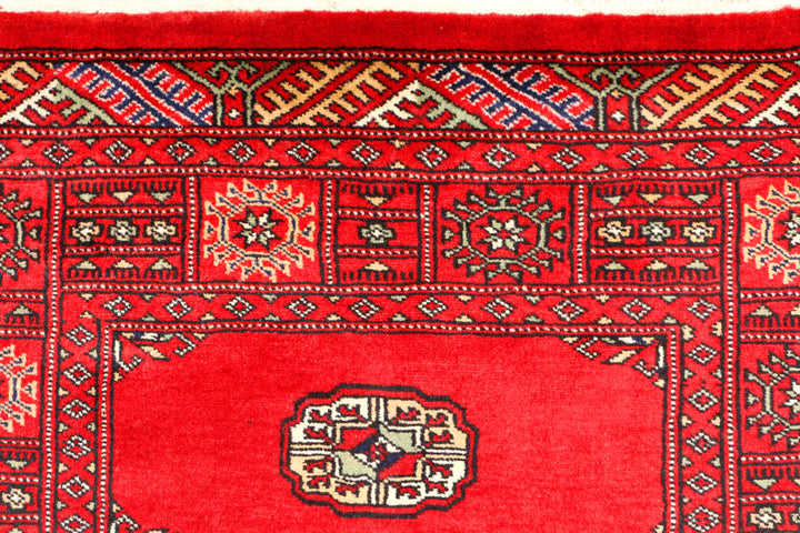 Red Bokhara 3' 2 x 5' 3 - No. 44118 - ALRUG Rug Store