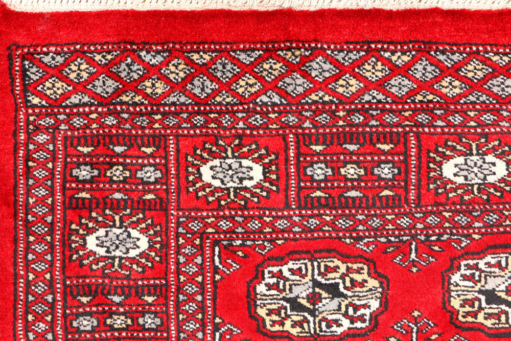 Red Bokhara 2' 11 x 5' 2 - No. 44120 - ALRUG Rug Store