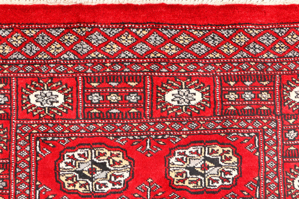 Red Bokhara 2' 11 x 5' 2 - No. 44120 - ALRUG Rug Store