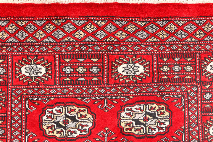 Red Bokhara 2' 11 x 5' 2 - No. 44120 - ALRUG Rug Store