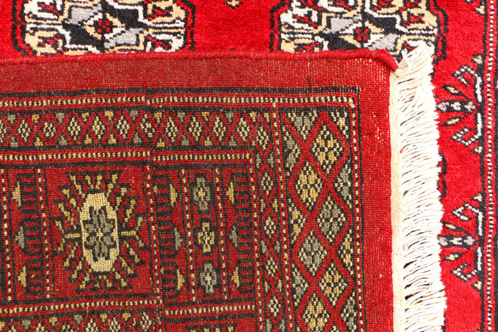 Red Bokhara 2' 11 x 5' 2 - No. 44120 - ALRUG Rug Store