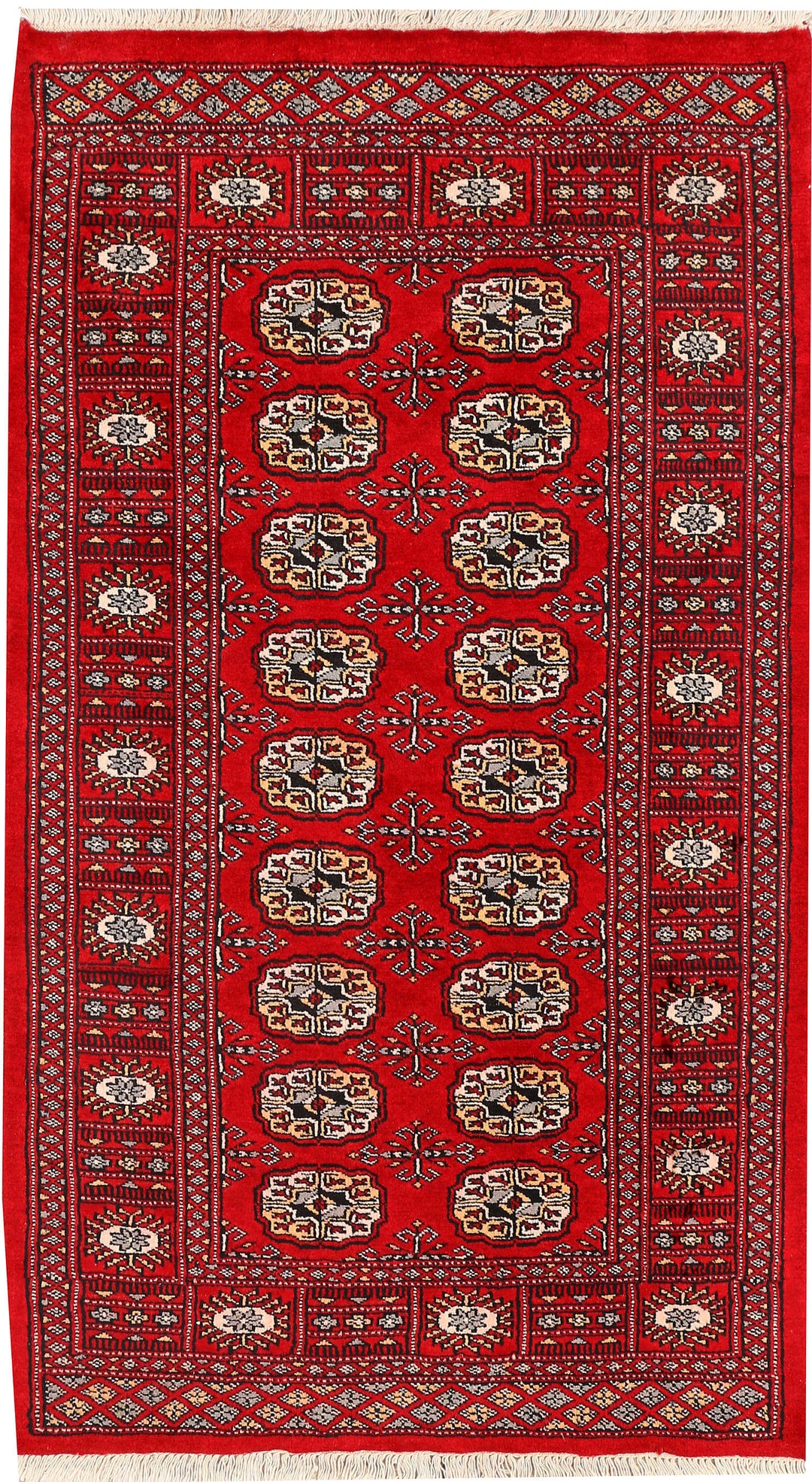 Red Bokhara 2' 11 x 5' 2 - No. 44120 - ALRUG Rug Store