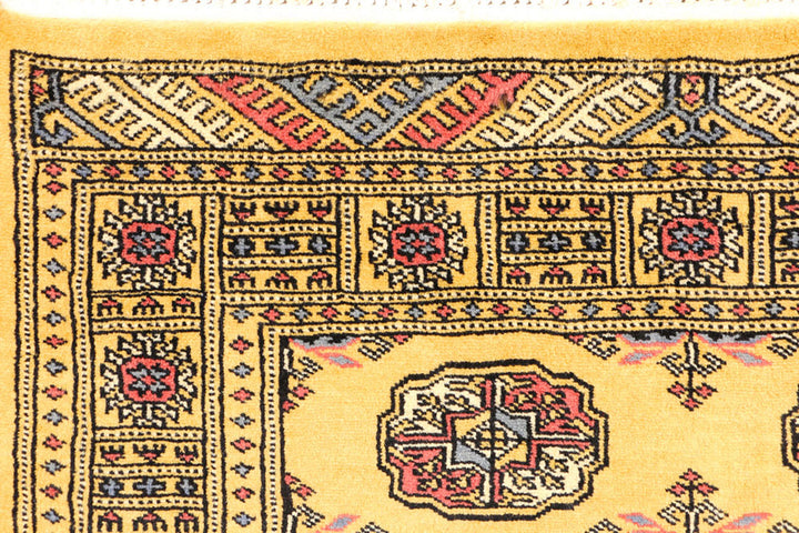 Gold Bokhara 3'  1" x 4'  11" - No. QA86142