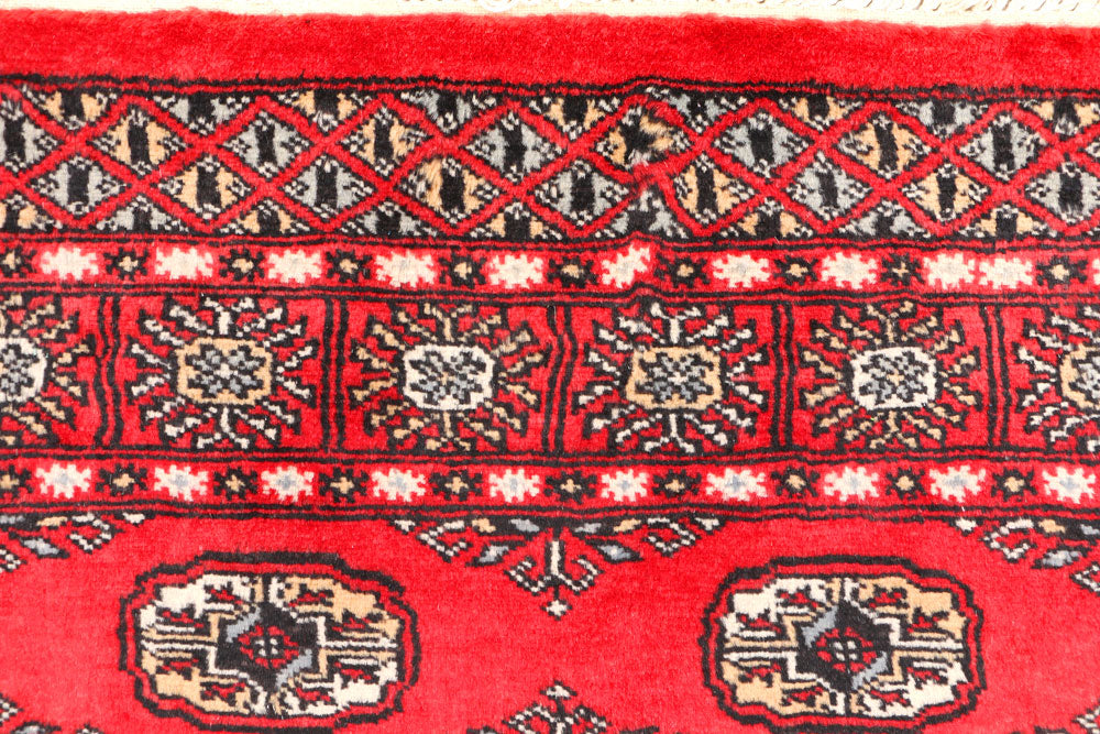 Red Bokhara 3' x 4' 10 - No. 44126 - ALRUG Rug Store