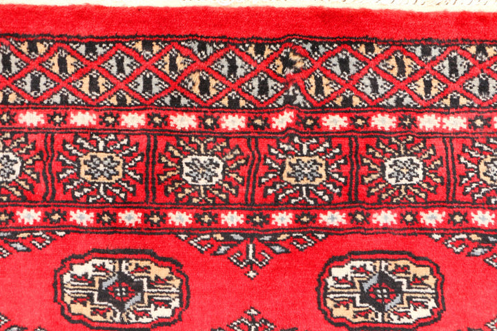 Red Bokhara 3' x 4' 10 - No. 44126 - ALRUG Rug Store