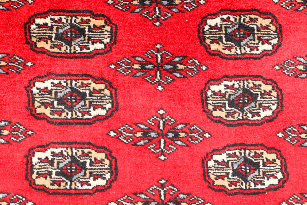 Red Bokhara 3' x 4' 10 - No. 44126 - ALRUG Rug Store
