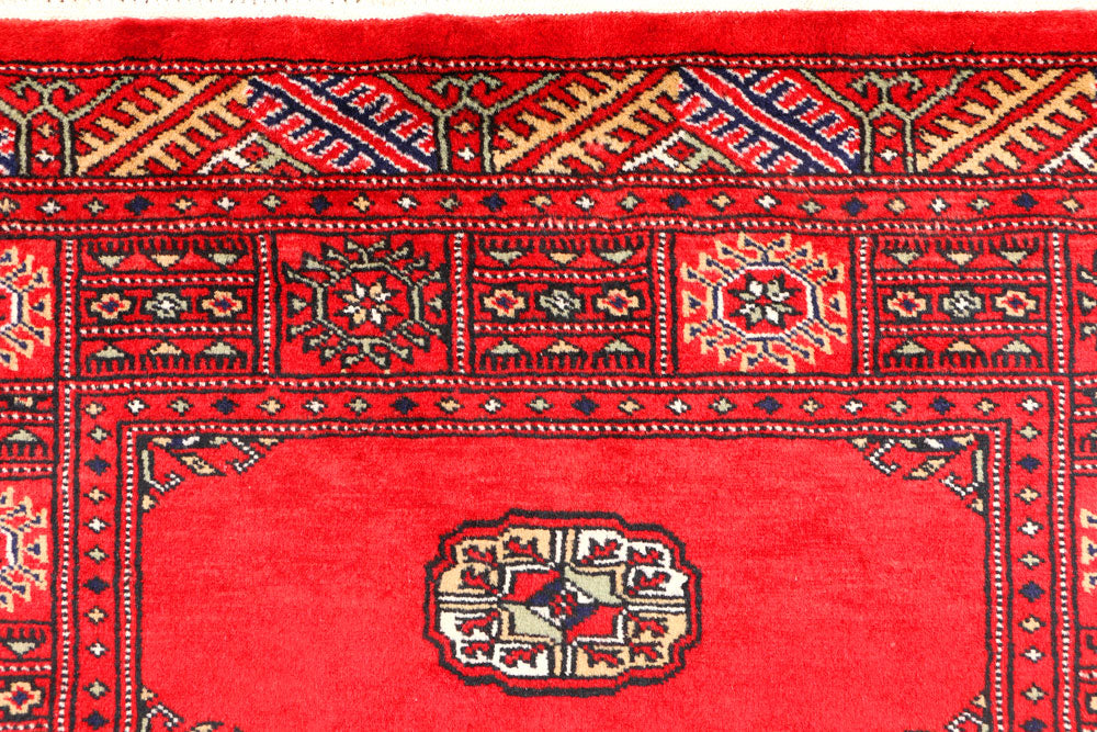 Red Bokhara 3' 1 x 5' 4 - No. 44128 - ALRUG Rug Store