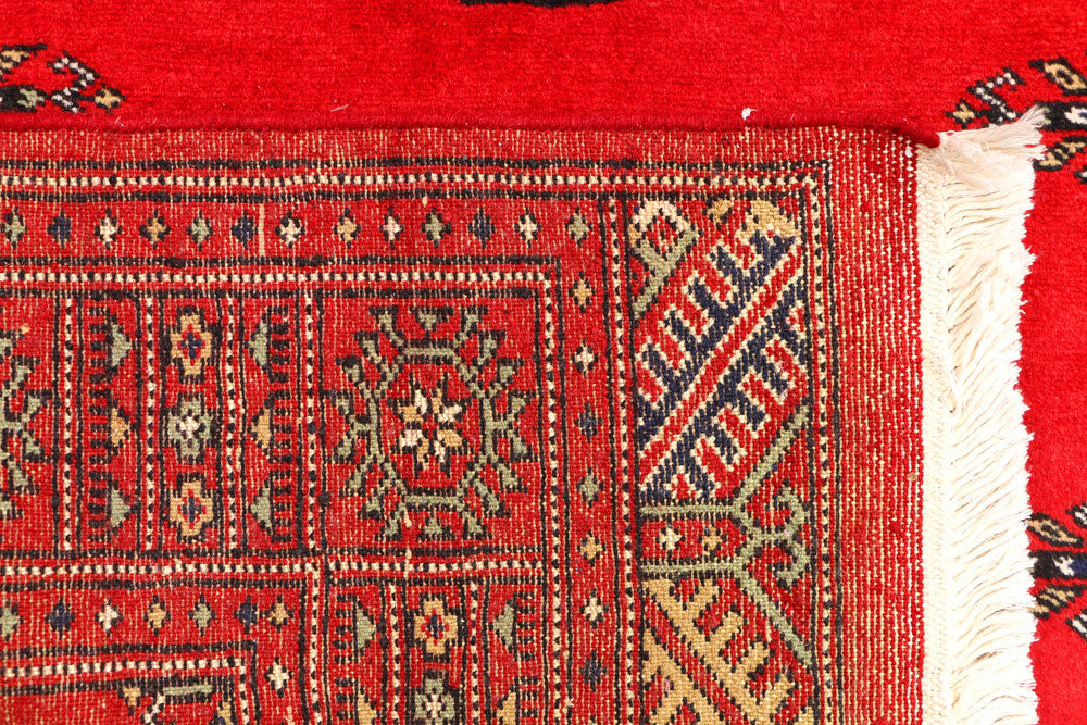 Red Bokhara 3' 1 x 5' 4 - No. 44128 - ALRUG Rug Store
