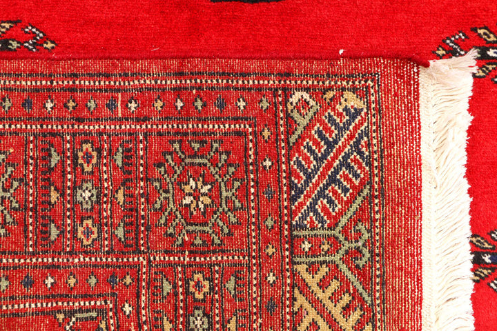 Red Bokhara 3' 1 x 5' 4 - No. 44128 - ALRUG Rug Store