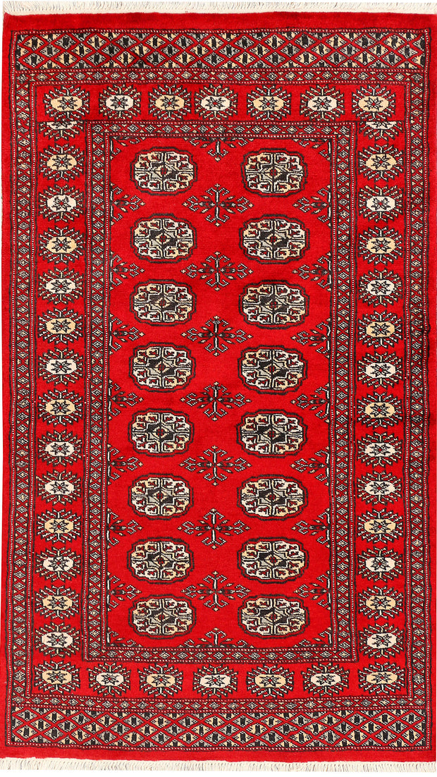 Red Bokhara 3'  x" 5'  2" - No. QA41197