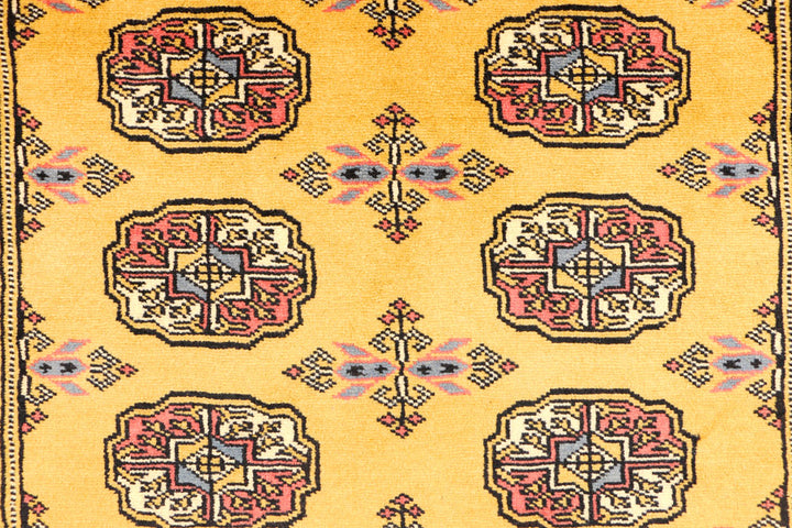 Gold Bokhara 3' 1 x 4' 11 - No. 44135 - ALRUG Rug Store