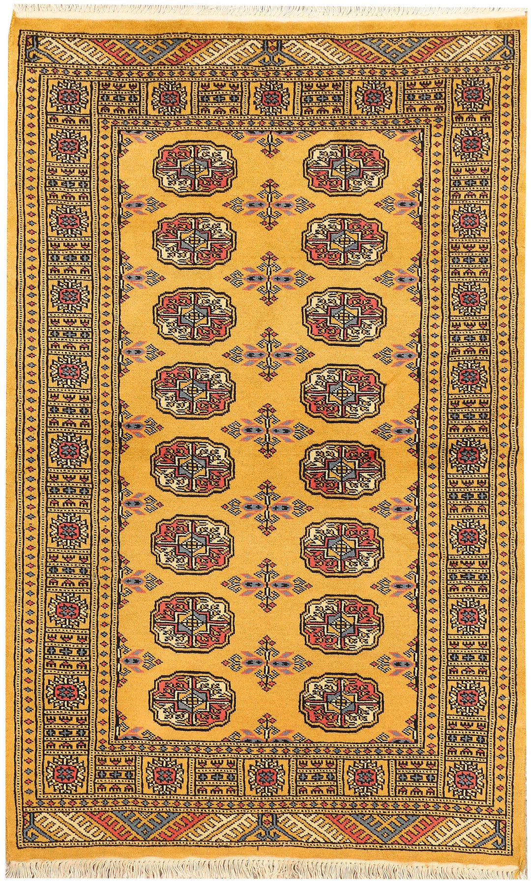 Gold Bokhara 3' 1 x 4' 11 - No. 44135 - ALRUG Rug Store