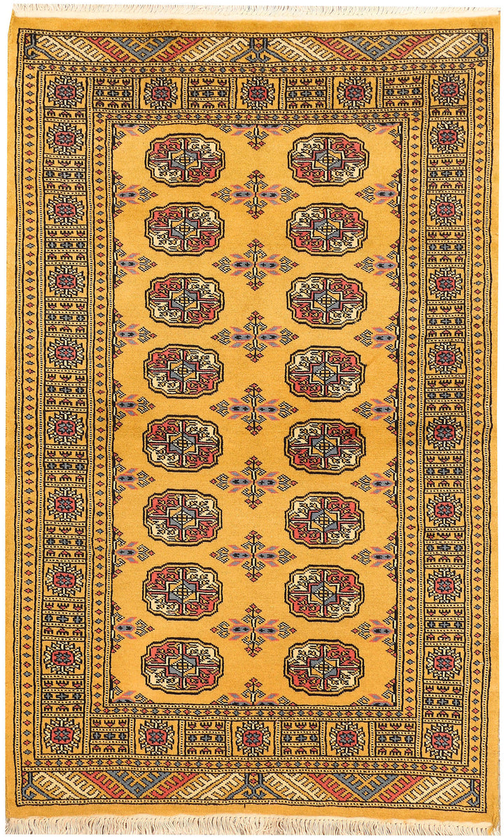Gold Bokhara 3' 1 x 4' 11 - No. 44135 - ALRUG Rug Store