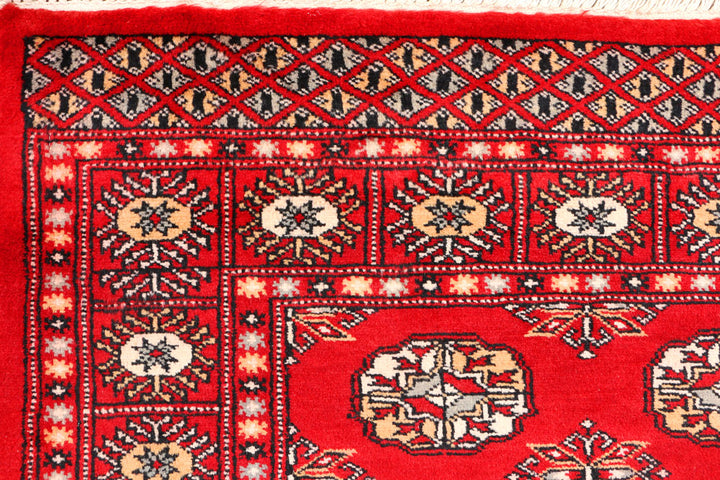 Red Bokhara 3' 3 x 5' 2 - No. 44136 - ALRUG Rug Store