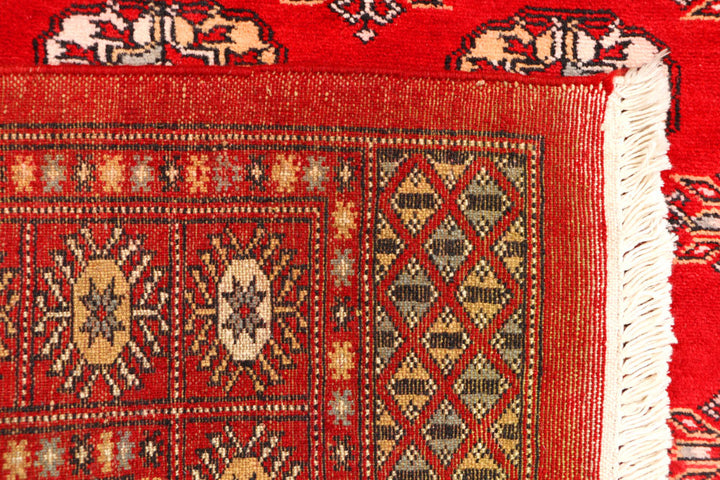 Red Bokhara 3' 3 x 5' 2 - No. 44136 - ALRUG Rug Store