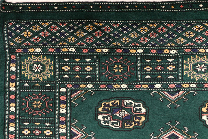 Darkgreen Bokhara 3' 1 x 5' 2 - No. 44137