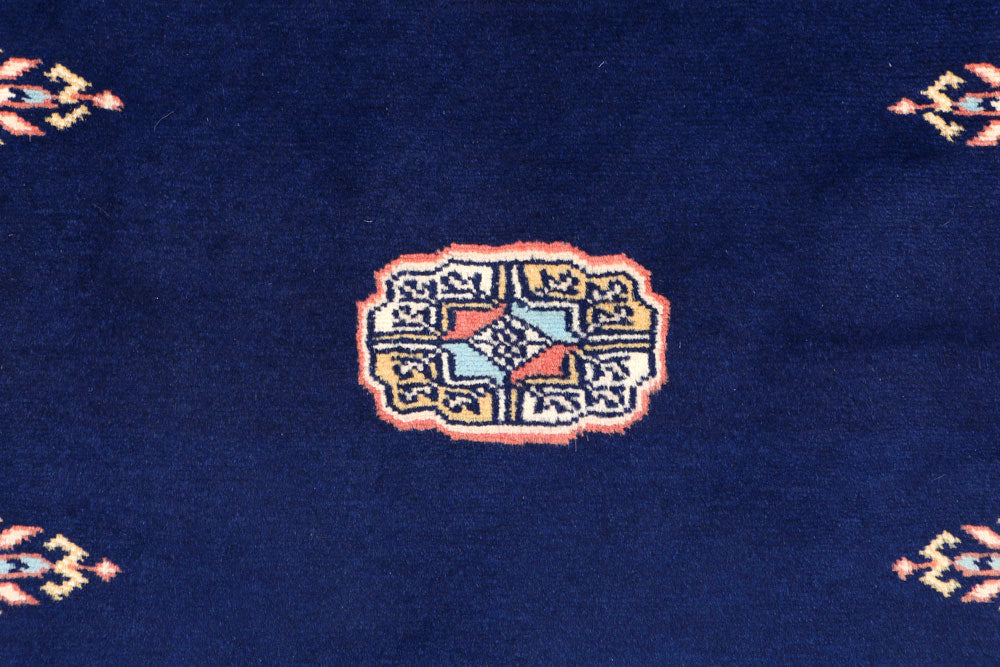 Midnight Blue Bokhara 3' 2 x 5' 3 - No. 44148 - ALRUG Rug Store