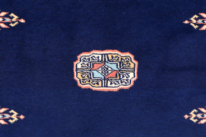 Midnight Blue Bokhara 3' 2 x 5' 3 - No. 44148 - ALRUG Rug Store