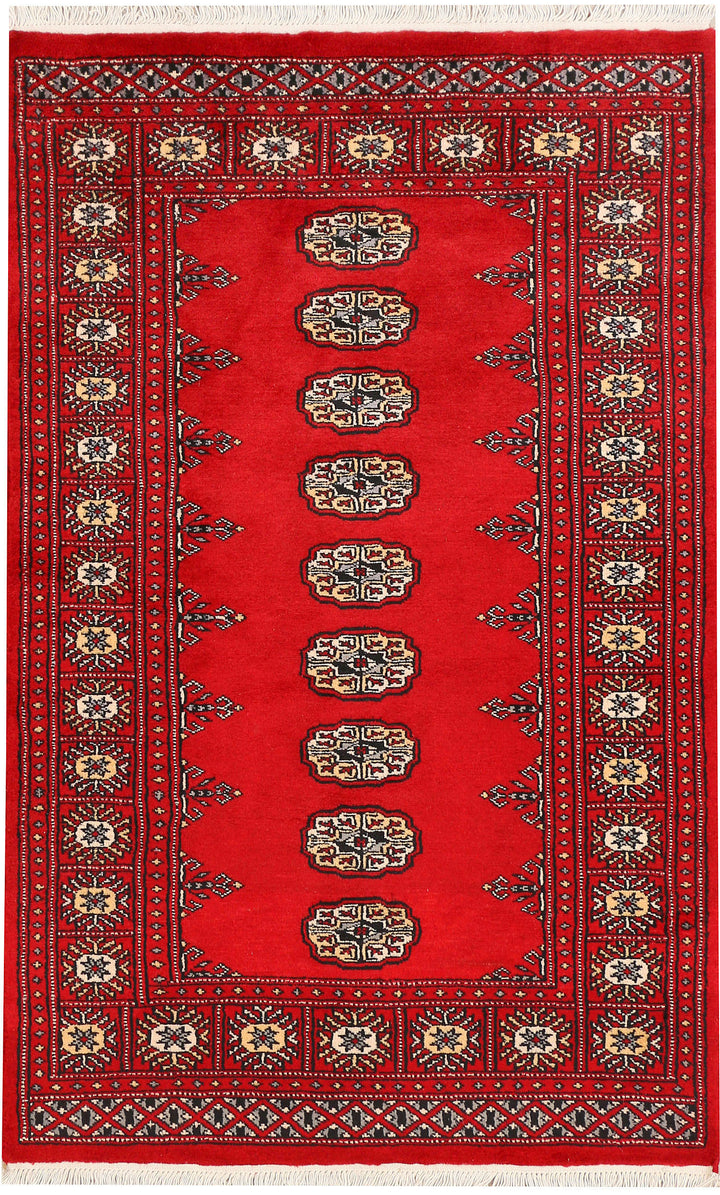 Red Bokhara 2' 11 x 4' 9 - No. 44152 - ALRUG Rug Store