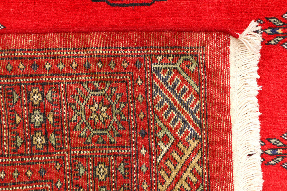 Red Bokhara 3' 2 x 5' 4 - No. 44155 - ALRUG Rug Store