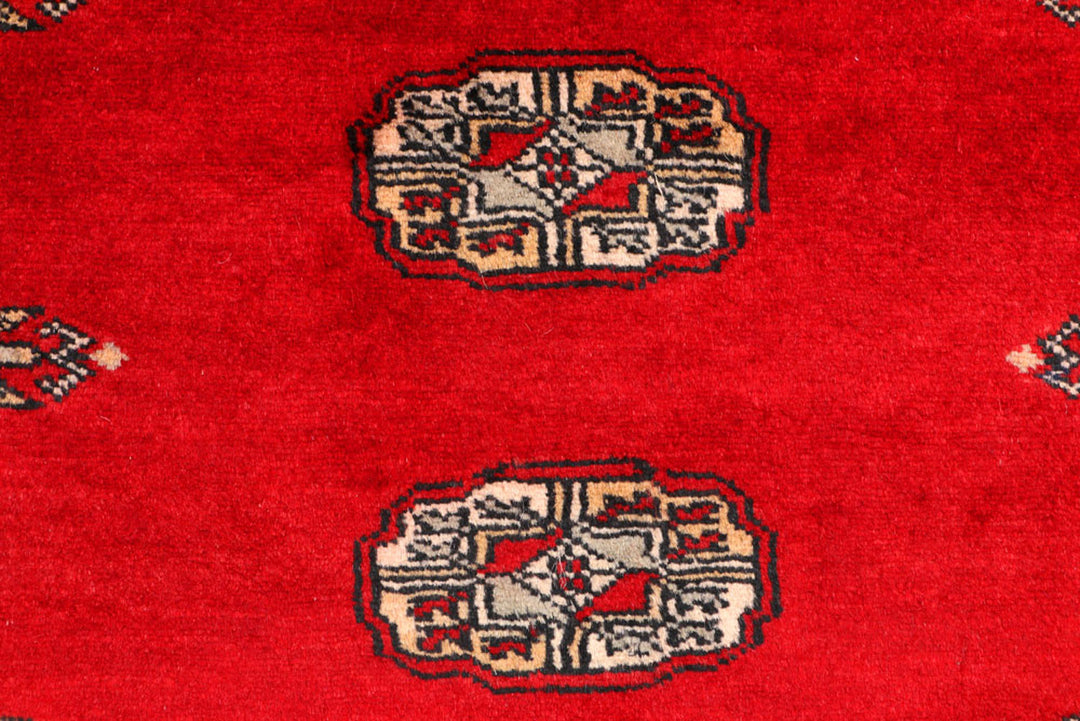 Red Bokhara 3'  1" x 4'  11" - No. QA80212