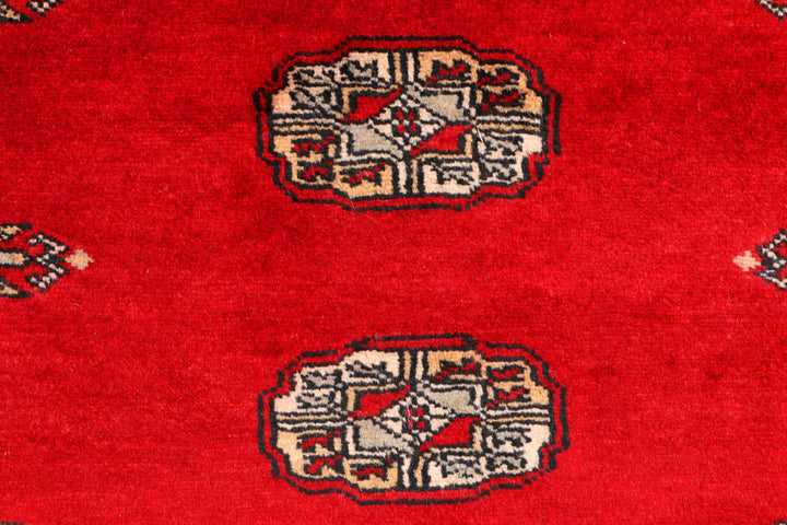 Red Bokhara 3'  1" x 4'  11" - No. QA80212