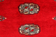 Red Bokhara 3'  1" x 4'  11" - No. QA80212