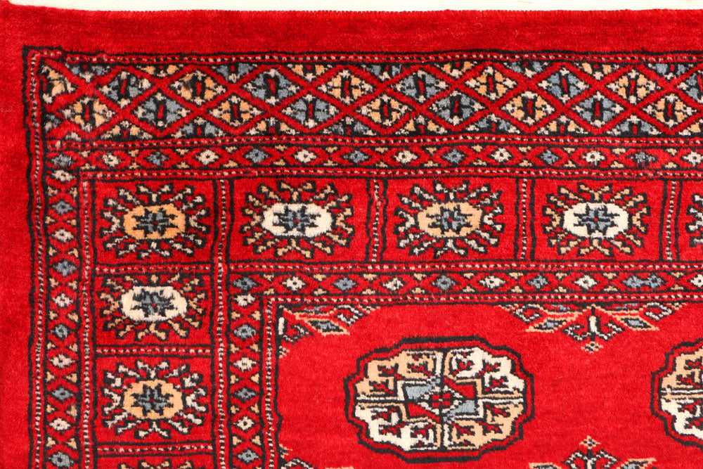 Red Bokhara 3' 1 x 5' - No. 44158 - ALRUG Rug Store