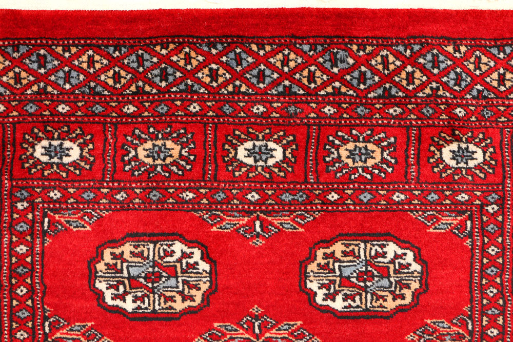 Red Bokhara 3' 1 x 5' - No. 44158 - ALRUG Rug Store