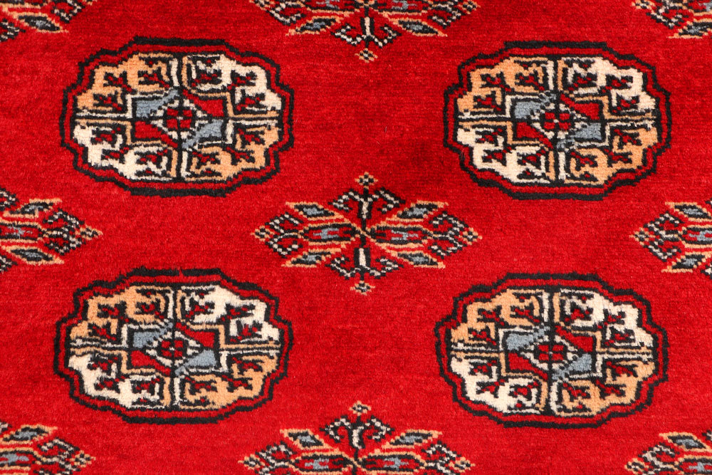 Red Bokhara 3' 1 x 5' - No. 44158 - ALRUG Rug Store
