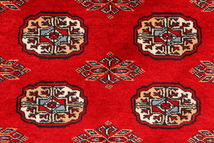 Red Bokhara 3' 1 x 5' - No. 44158 - ALRUG Rug Store
