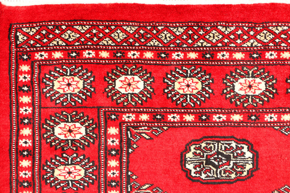 Red Bokhara 3' x 4' 11 - No. 44161 - ALRUG Rug Store