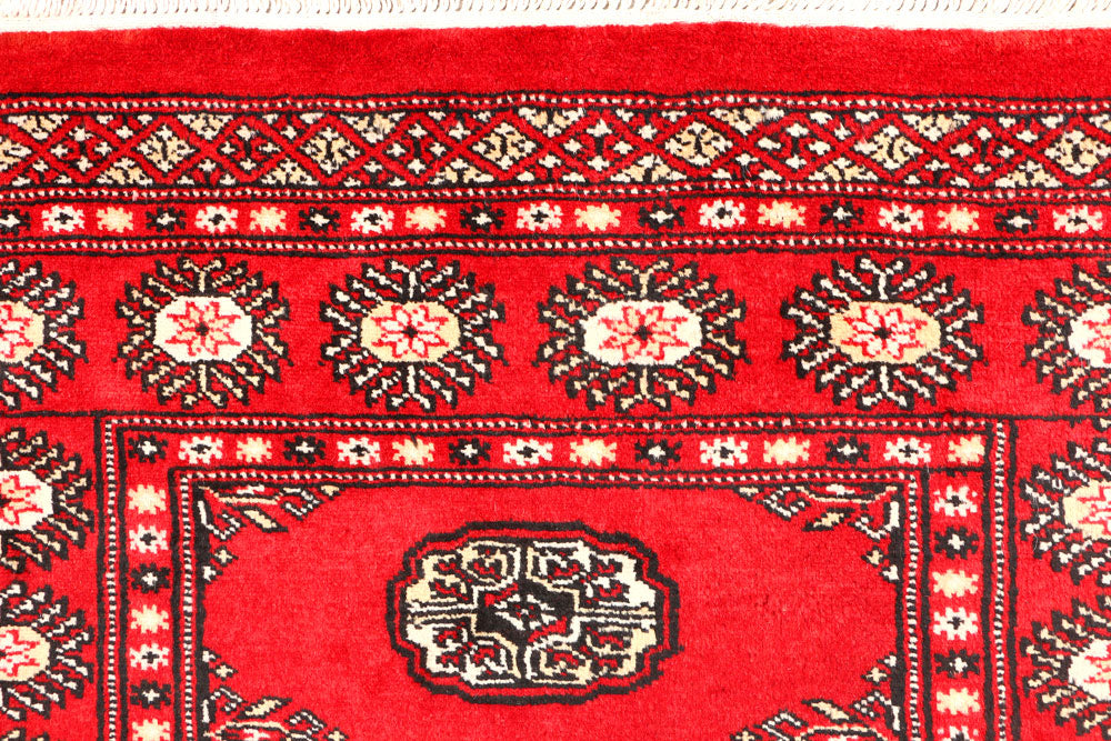Red Bokhara 3' x 4' 11 - No. 44161 - ALRUG Rug Store