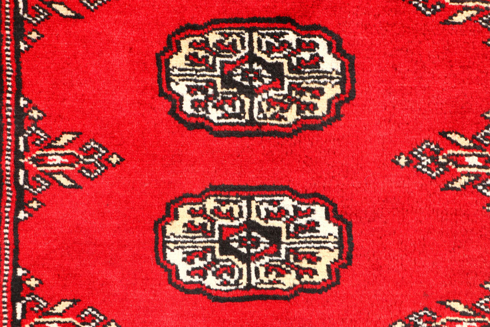 Red Bokhara 3' x 4' 11 - No. 44161 - ALRUG Rug Store