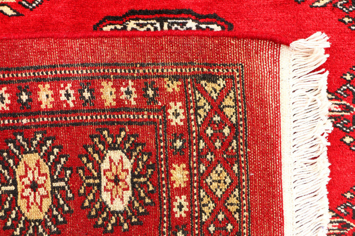 Red Bokhara 3' x 4' 11 - No. 44161 - ALRUG Rug Store