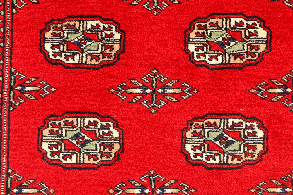 Red Bokhara 3' x 5' 5 - No. 44163 - ALRUG Rug Store