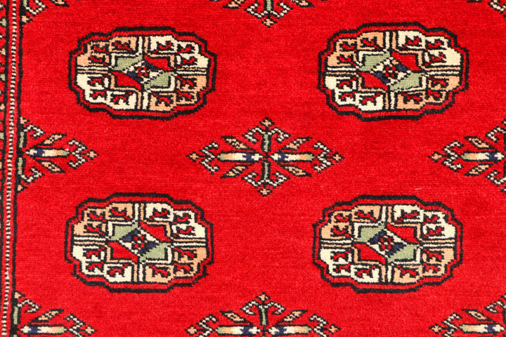 Red Bokhara 3' x 5' 5 - No. 44163 - ALRUG Rug Store