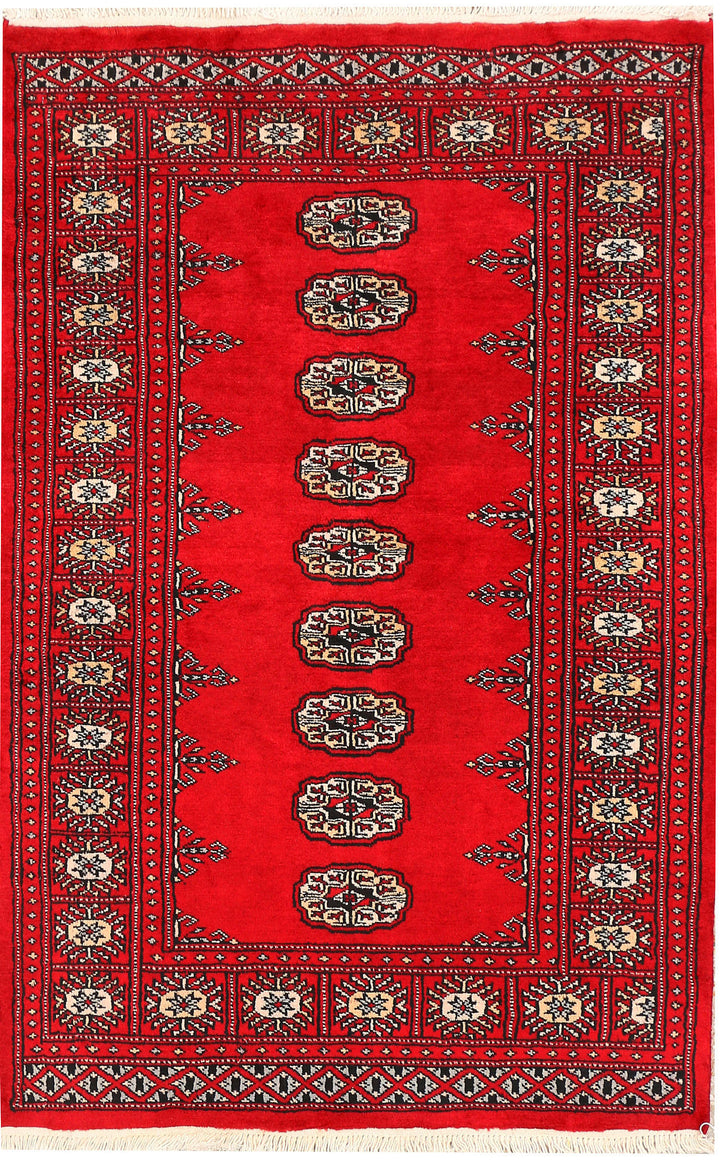 Red Bokhara 3'  x" 4'  7" - No. QA47909