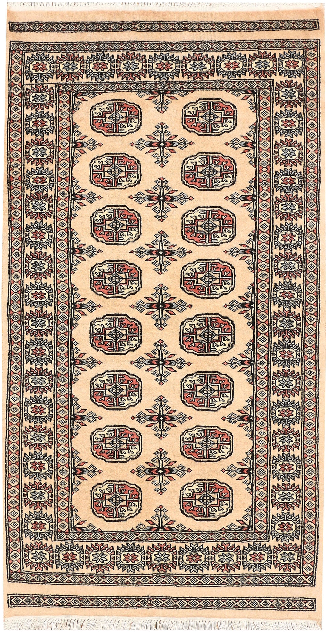 Tan Bokhara 2' 11 x 5' 3 - No. 44165 - ALRUG Rug Store