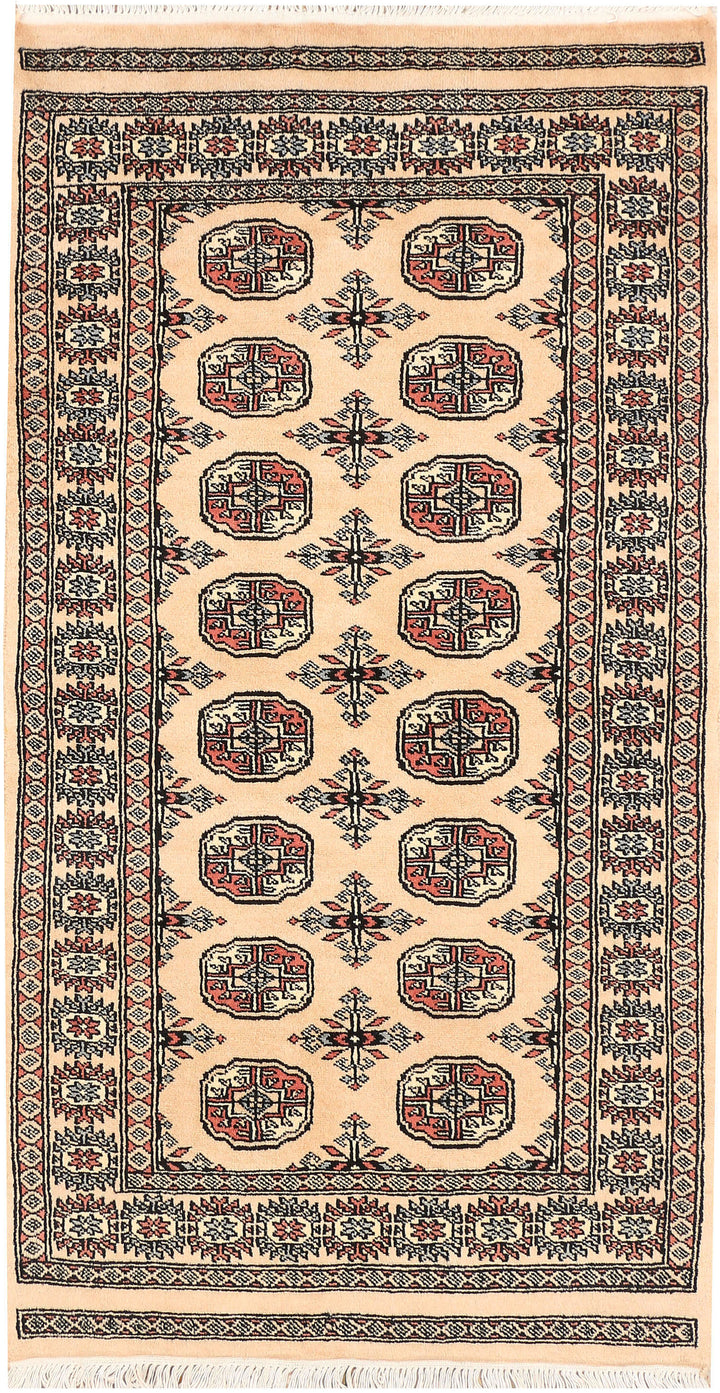 Tan Bokhara 2' 11 x 5' 3 - No. 44165 - ALRUG Rug Store